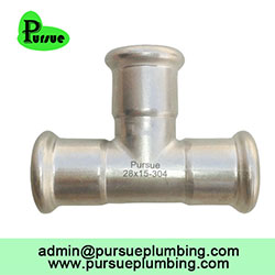Quality warranty EN10312 Europe standard pipe tee press fitting pipe