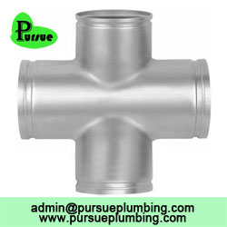 grooved cross pipe fitting supplier