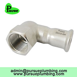 female threaded pipe bend china manufacturer water air oil plumbing stainless 90 degree elbow fittings