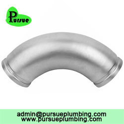 stainless 90 grooved elbow