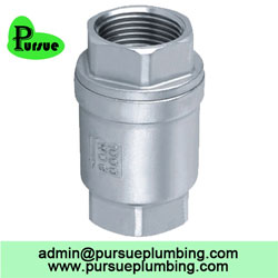 vertical lift check valve